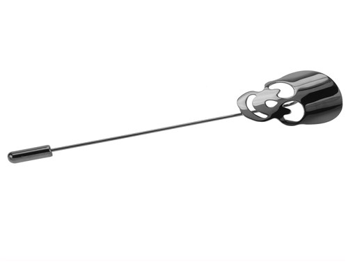 TN-2070R Long Needle Skull Lapel Pin