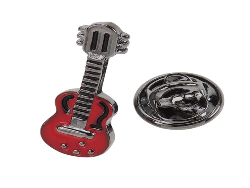 TP1-10R Red Guitar Lapel Pin