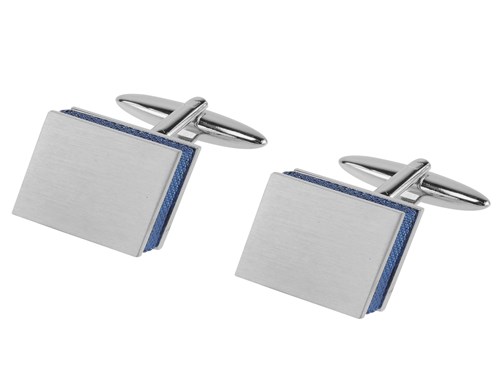 619-9R1E Square Brush Cufflinks 619-9R1E Square Brush Cufflinks