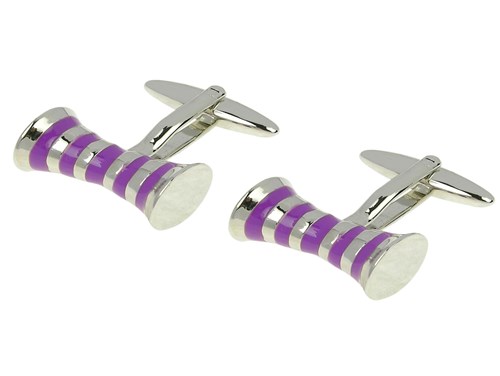 269-3R Stylish Blue Enamel Cufflinks