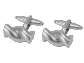 Gent Silver Matt Cufflinks