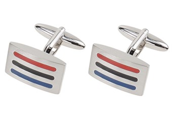 Corlorful Striped Cufflinks