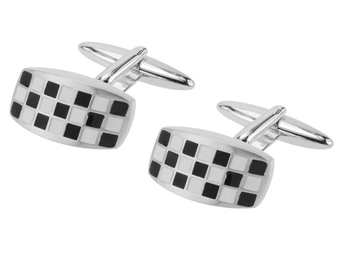 614-9R1 Colored Enamel Cufflinks