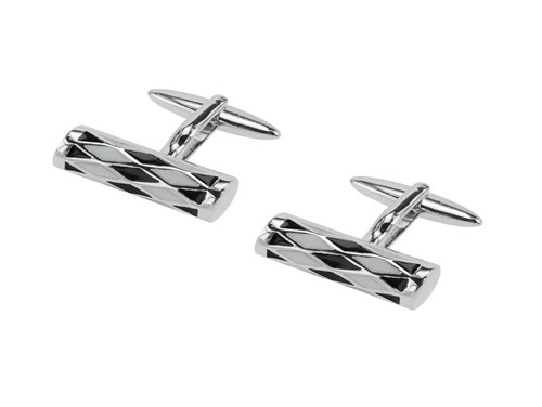 658-4R Shirt Enamel Cylinder Cufflinks 658-4R Shirt Enamel Cylinder Cufflinks
