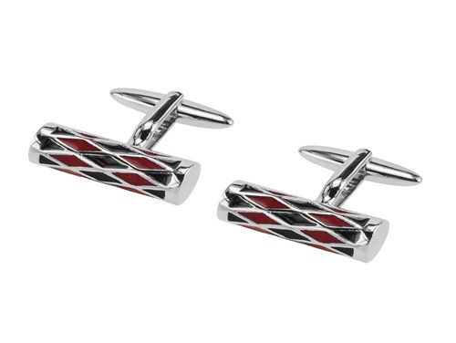 658-4R Shirt Enamel Cylinder Cufflinks