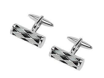 Shirt Enamel Cylinder Cufflinks