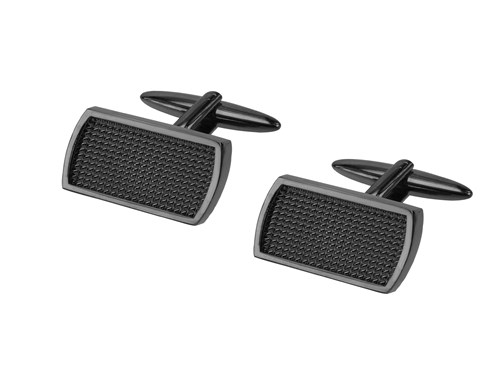 661-16GM Textured Gun Metal Cufflinks 661-16GM Textured Gun Metal Cufflinks
