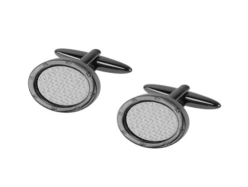 64-27R #702 Classic Silver Round Cufflinks 64-27R #702 Classic Silver Round Cufflinks