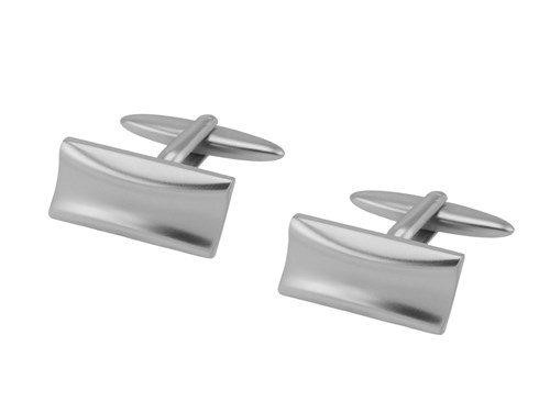 653-15R1 Gent Matt Rhodium Cufflinks 653-15R1 Gent Matt Rhodium Cufflinks