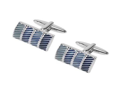 647-7R Mens Trendy Black Epoxy Cufflinks 647-7R Mens Trendy Black Epoxy Cufflinks