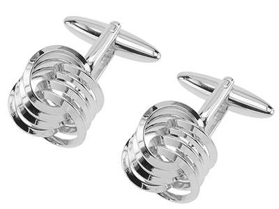 1870-1R Twisted Knot Cufflinks