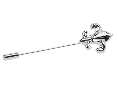 LP55-7R Mens Fleur De Lis Lapel pin