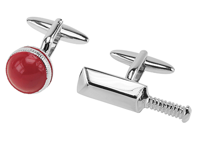 659-7R Sports Cricket Gift Cufflinks