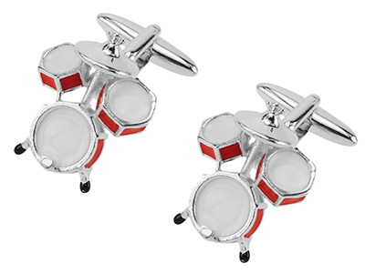 Drum Kit Cufflinks