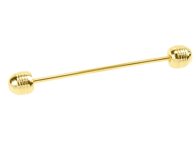 TN-2034G Shirt Gold Collar Pin
