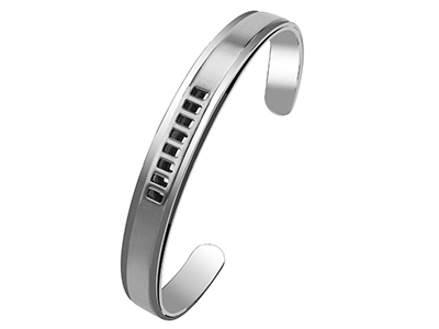 SSB0001R2 Stainless Steel Cut Out Windows Bangles