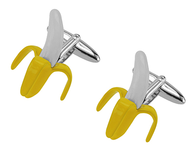 624-2R Banana Cufflinks