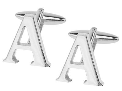 Alphabet A Cufflinks For Shirt