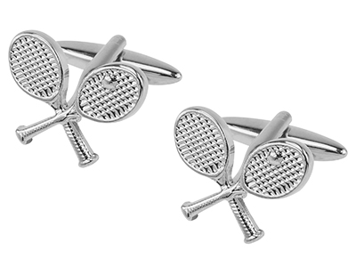 Tennis Racquet Cufflinks