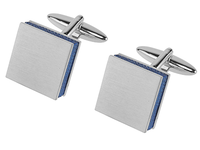 Square Brush Cufflinks