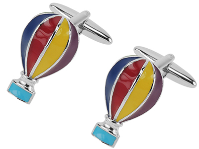 648-24R Hot Air Balloon Cufflinks