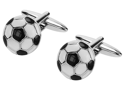 159-13R Soccer Football Cufflinks