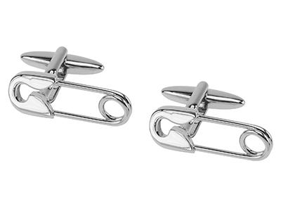 Safety Pin Cufflinks