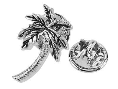 1852-18R/TP Coconut Tree Lapel Pin