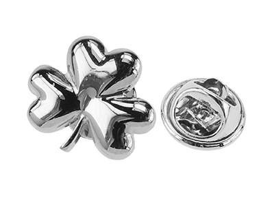 243-25R/TP Leaf-clover Lapel Pin