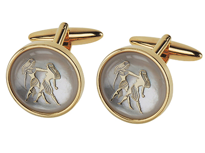 Twelve Constellations Gemini Cufflinks