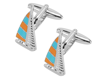 TN-1138R2 Boat Cufflinks