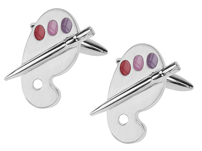 Paint Palette Cufflinks