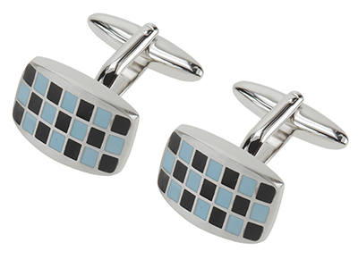 614-9R1 Colored Enamel Cufflinks