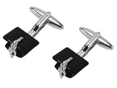 Graduation Mortar Board Cufflinks