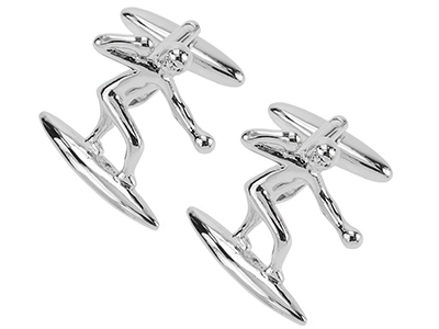 1862-17R Surfer Cufflinks