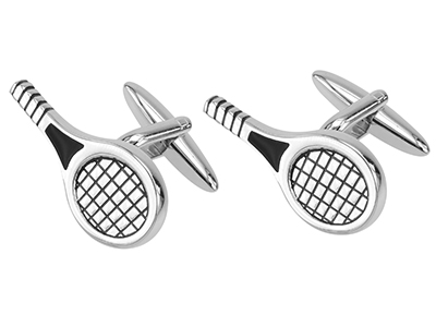 Tennis Racquet Cufflinks