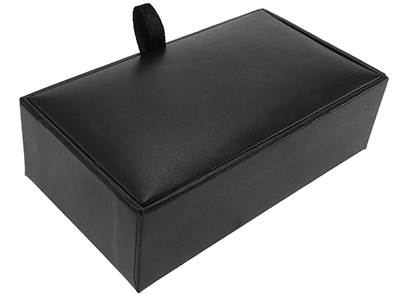 Black Custom Cufflinks Gift Box