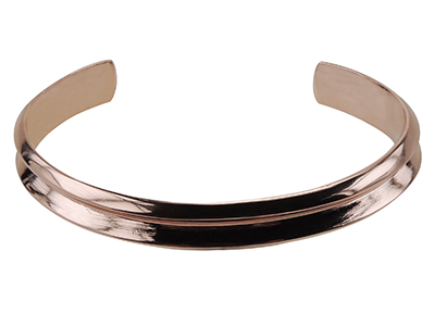 B00011Y Rose Gold Designer Cuff Bangle