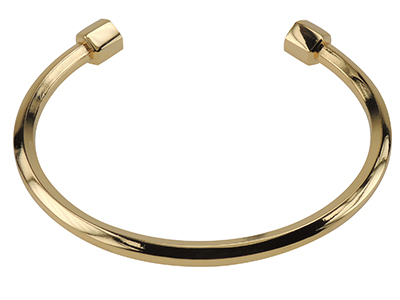 B00001G Mens Gold Open Bracelet Bangle