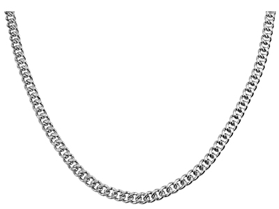 N00012R Mens Silver Chain Necklace