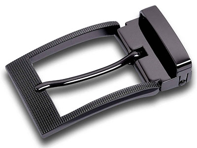 Textured Metal Pin Buckle For Men