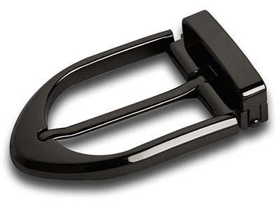 Unique Black Pin Belt Buckle With Clip
