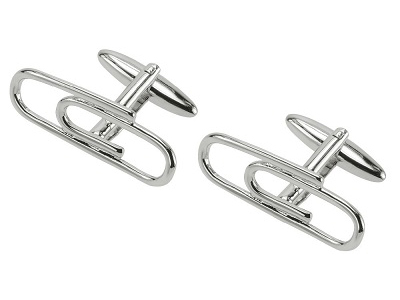 209-11R Silver Designer Men Cufflinks Accessories
