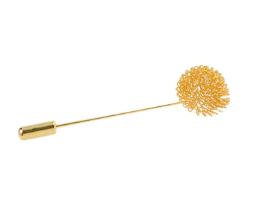 LP3-11G Fashion Custom Gold Metal Brass Lapel Pin
