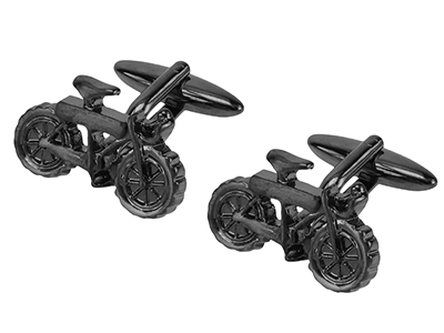 664-8GM1 Mens Cool Design Bike Bicycle Cufflinks