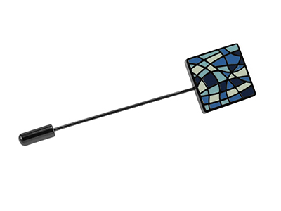 LP53-23GM Classic Long Square Lapel Pin