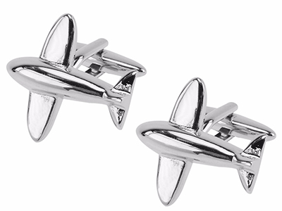 1862-3R Novelty Airplane Shirts Suit Cufflinks