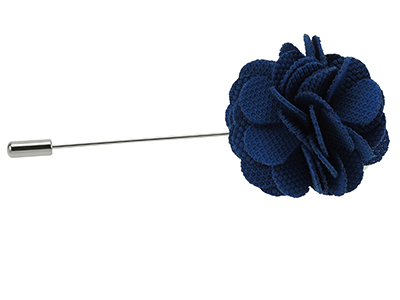 LP4-8R Mens Blue Boutonniere Lapel Flower Pins