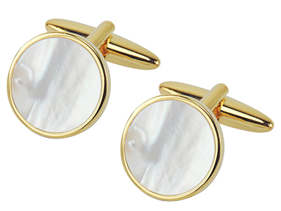 1507-9G Amazon Hot Sale Gold Cufflinks