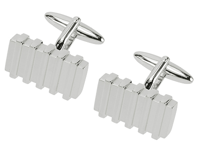 619-8R High Quality Sliver Gold Custom Cufflinks